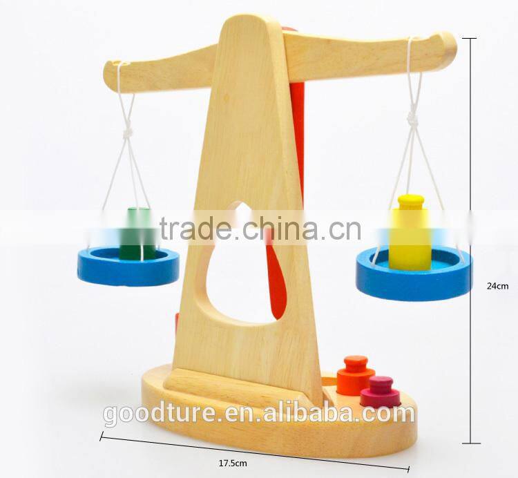 Wooden Balance Scale Kids Learning Toy