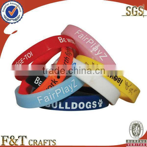 cheap American country flag personalized lovers luminous silicone bracelet for couple