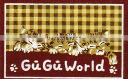 prayer mat colorful pattern decorative printed nylon prayer mat with latex backing