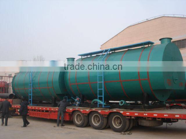 Gas fired hot water boiler
