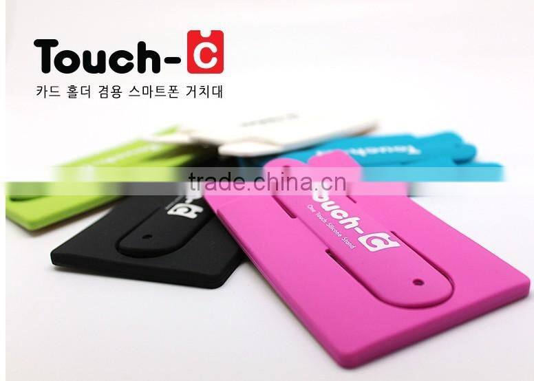 hot sale 3M sticker TOUCH-C silicone mobile phone display stander