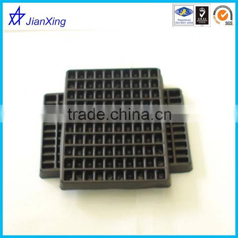 black vaccum forming blister tray