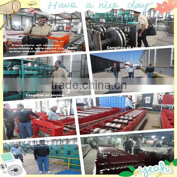 Corrugated Metal Roofing Sheet Roll Forming Machine Production Line