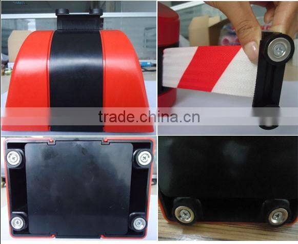 Newest design Magnetic 3m wall mounted webbing belt barrier