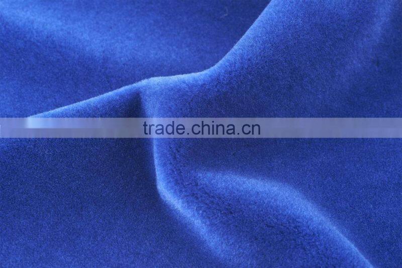 Super hot china factory colorful soft wool plush fabric
