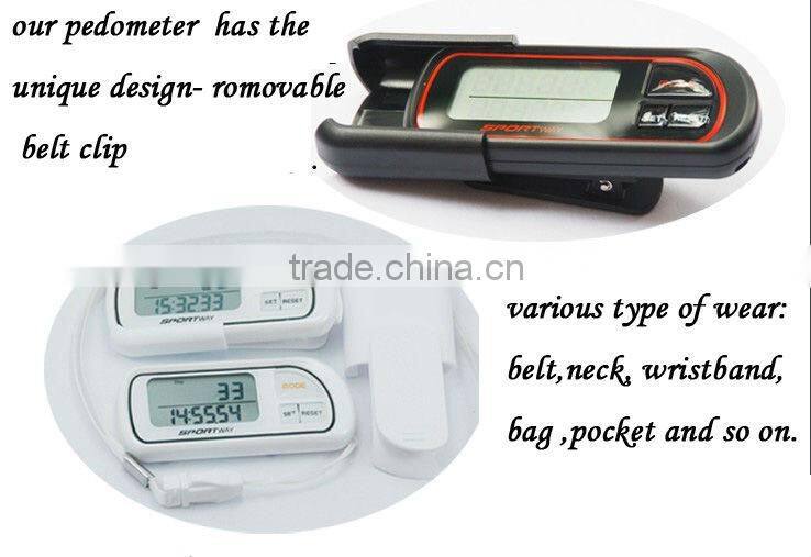 LCD Digital Pedometer Stepometer Calorie Step Auto Counter