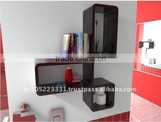 Decorative transformal wall shelf