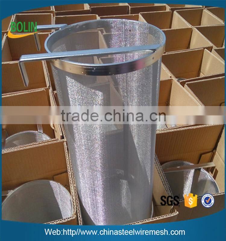 14" x 16" 300 MICRON HOP SPIDER/FILTER FOR BREW KETTLE