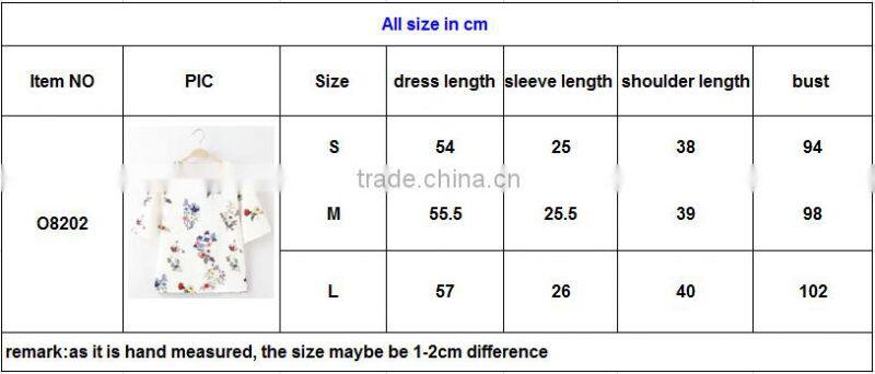 women clothing with flower round collar short sleeve shirt for women of digital printing fabric