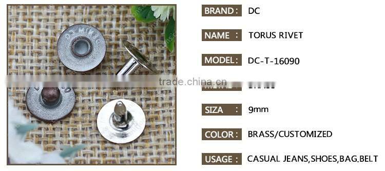 Custom Button Head Rivet for Belts for Leather Belt Rivets