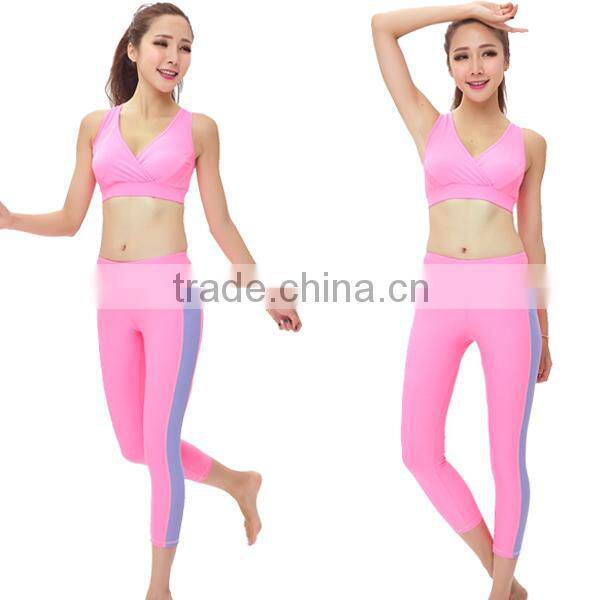 2015 Custom High Quality Womens Hot Selling Yoga Clothes