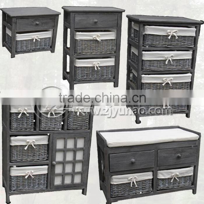 Stock Home Furniture with Storage Basket Drawer