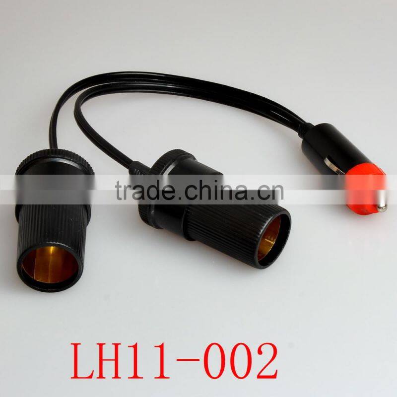 Simple Dual car plugs and sockets