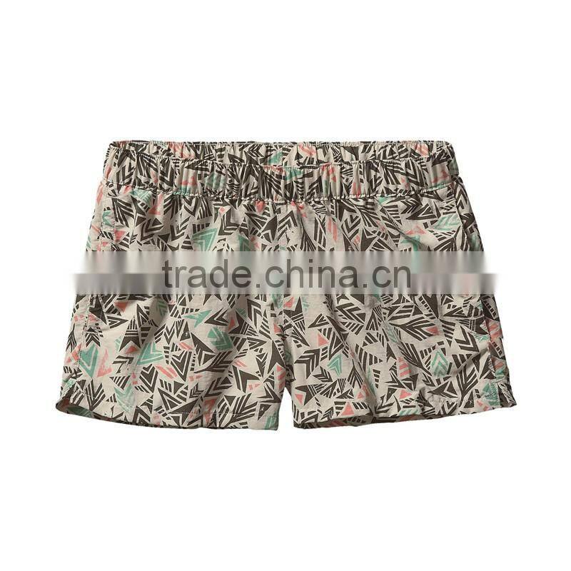 Wholesale 2016 Factory Custom Nylon Shorts For Woman