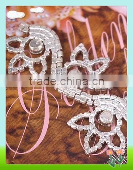 2016 Cheerfeel bling plated chains with rhinestone wholesale