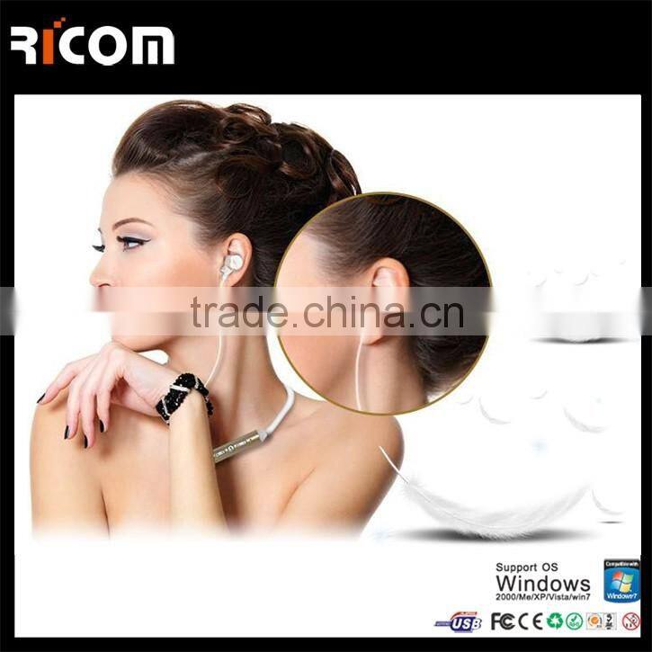 2016 CSR 4.1 Wireless Bluetooth Magnetic Headphone Headset Earbuds Earphone Noise Cancelling for Mobile--BTH-218--Shenzhen Ricom