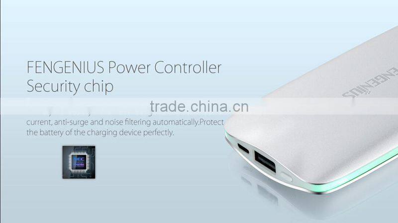 Intelligent Power Bank Space Aluminum Housing, RGB Ambilight Tech, 6000mAh, mobile power bank for all smart phone