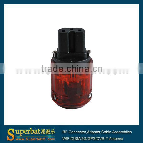 AC 125V IEC320 3 Pin Female Audio Connector