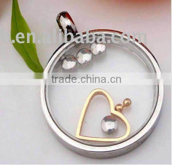 New product for 2013 fashion glass floating lockets jewelry supplies lockets #32022-1