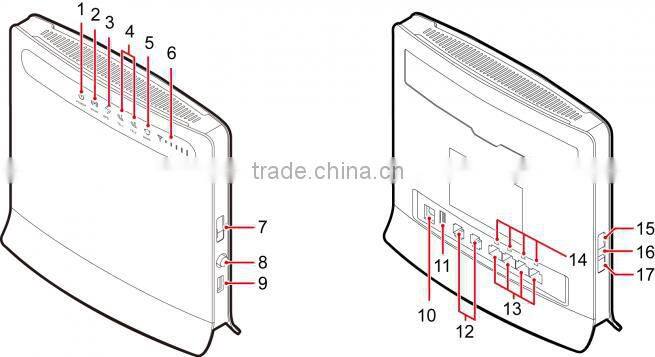 Original Huawei B593 4G GSM Router 4G LTE Cpe Router Wifi Router Mobile Sim Card