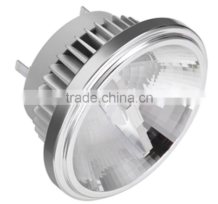 12W non dimmable 2700k ra85 cob led ar111 g53 12v with CE& ROHS approved