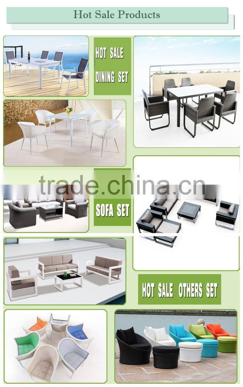 Fashionable rattan wicker high end beach hammock daybed