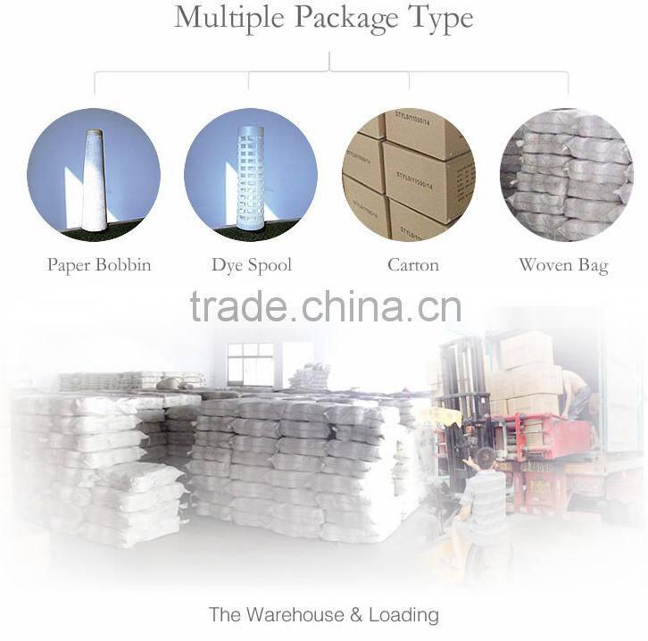 12/3 100% raw white Spun polyester yarn