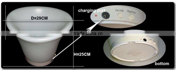 CE Approval Plastic Party Events Club Bar Used Illuminated LED plastic Ice Bucket for beer wine bottle