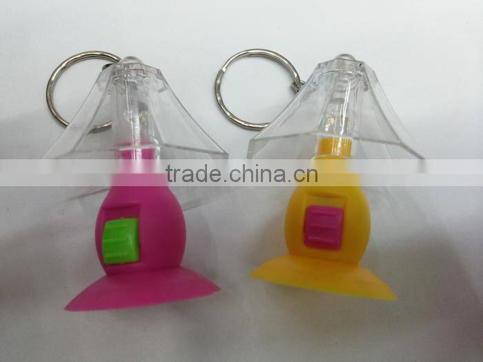 Desk lamp shape lighting wholesale plastic keychains