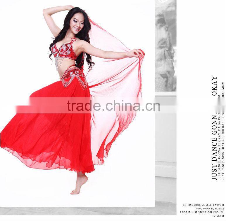 Chiffon Expansion Beautiful Wholesale Comfortable Belly Dance Skirt(2120)