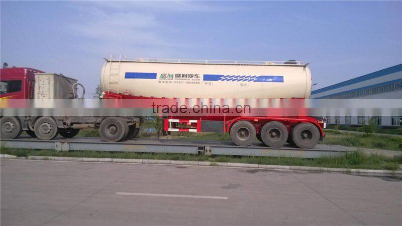 28-60CBM Cement Tank Trailer For Bulk Cement Transporters