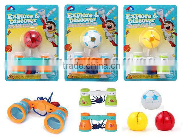 3*25 plastic mini baby telescope with kaleidoscope