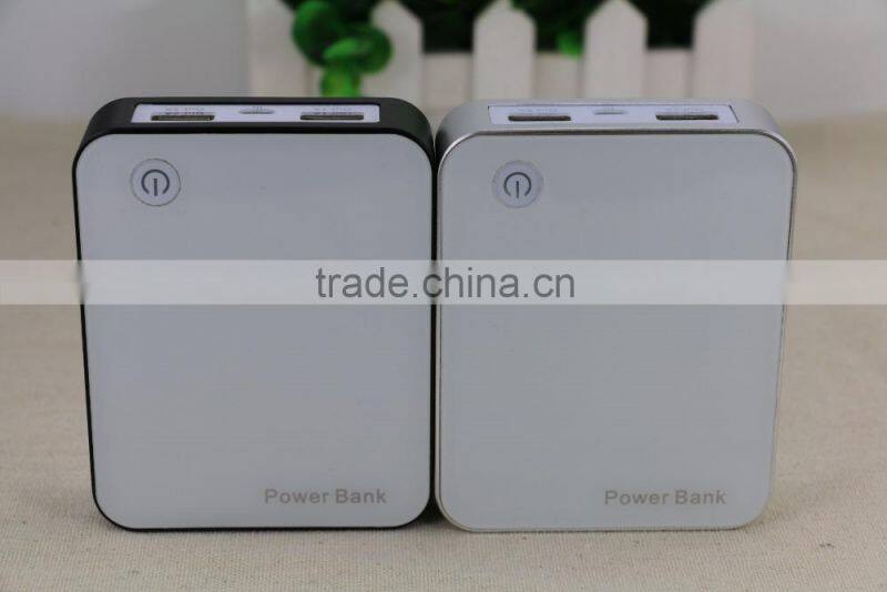 High Quality full capacity Rechargeable Battery Mobile Portable Power Bank 10400mAh