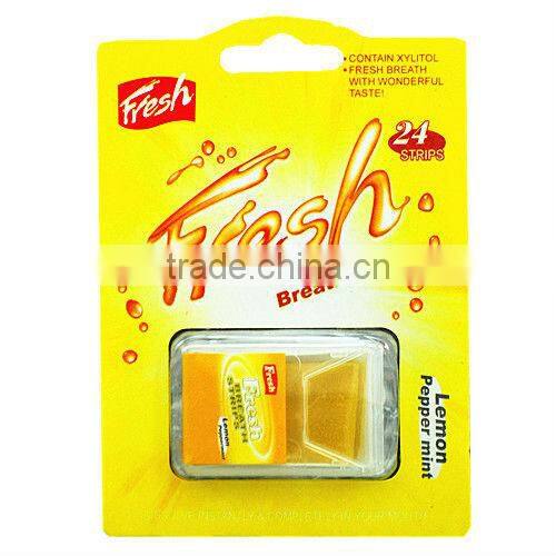 Oral Strips Blister Packing Green Mint Candy Brands