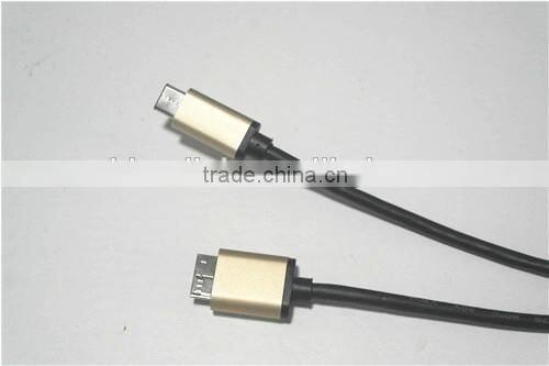 USB 3.1 Type C Cable - C Male to Micro B Male - Super Speed + 3A 10 Gbps - 3.3 Ft Long