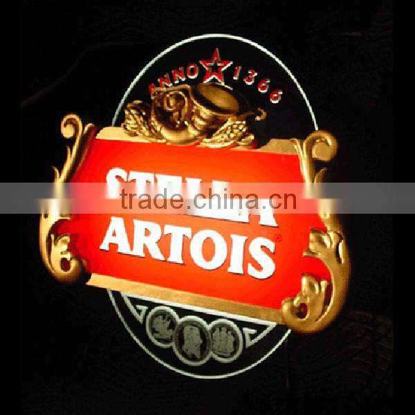 Wall mount acrylic led light sign ,hot sale led light box advertise for display