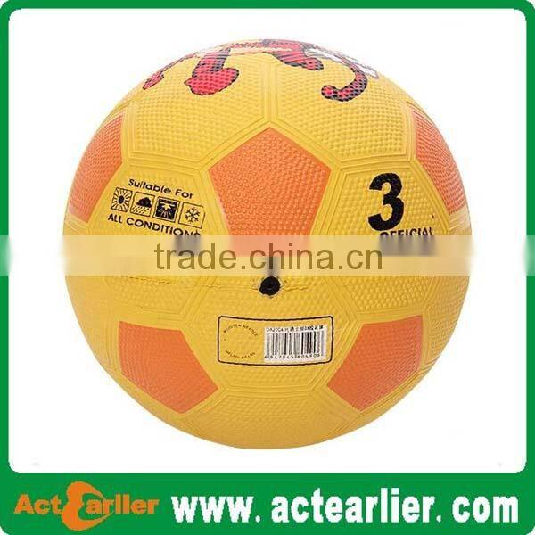 particle surface rubber soccer ball