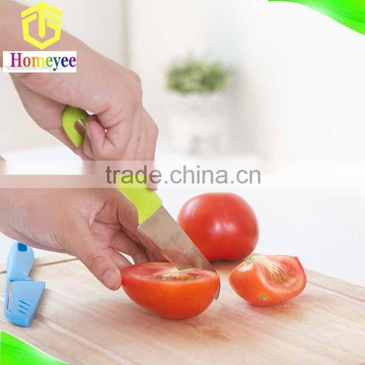 Candy color fruit paring knife blade utility