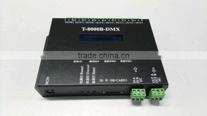 DMX512 master controller DMX SD card pixel controller for madrix software