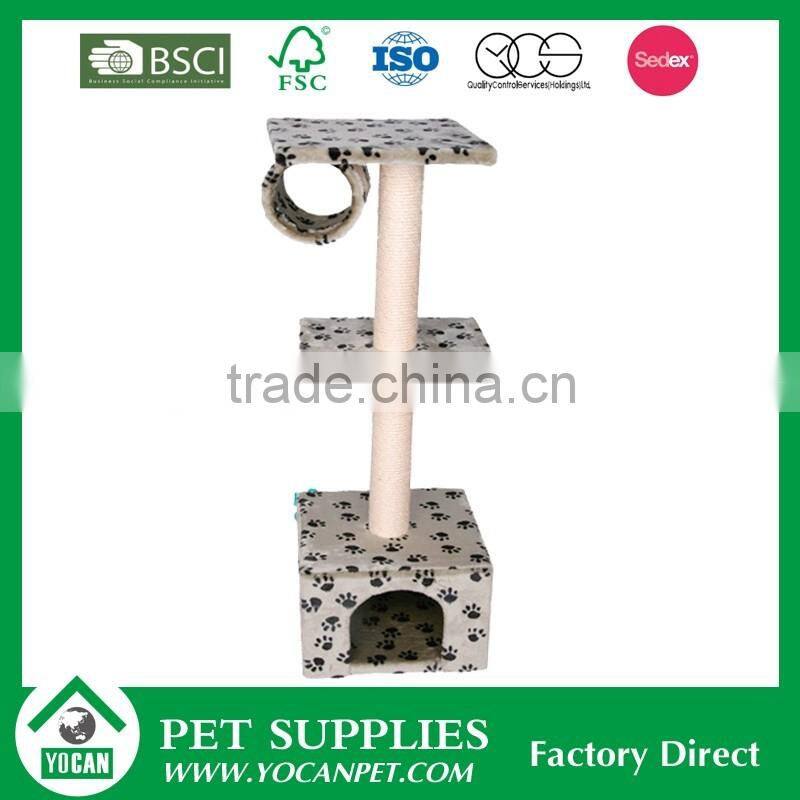 YOCAN pet supply cat tree tower house