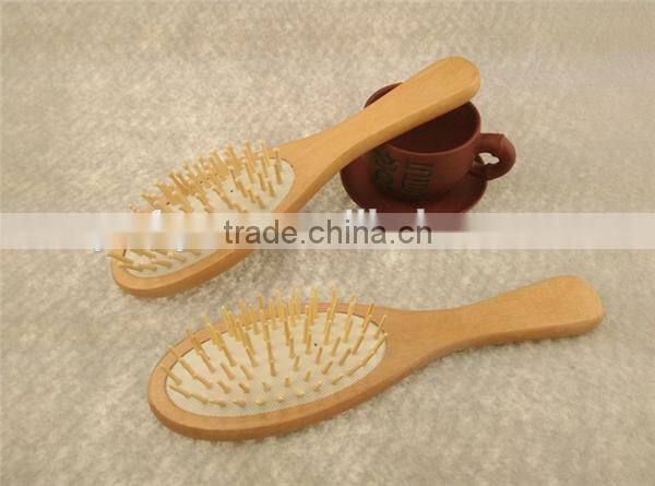 Professional wooden hair brush
