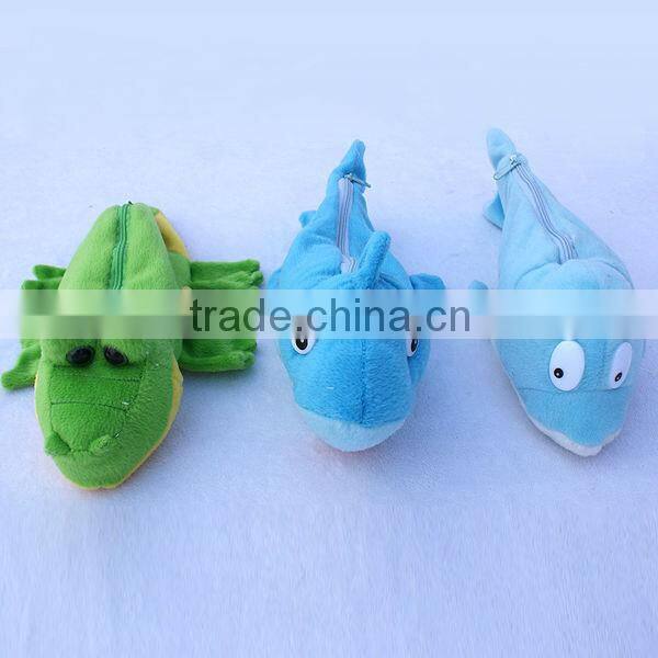 Fashion animal shape plush pencil case