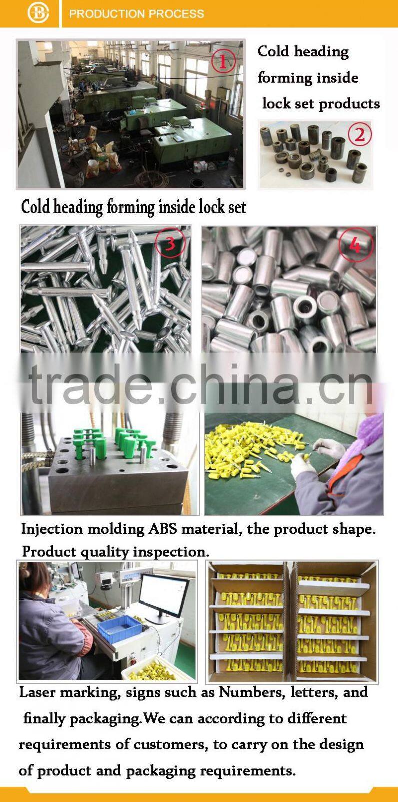 High security bolt seals compliant with ISO17712 Model BS8305