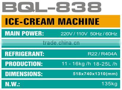 3 in 1 ice cream machine ice-cream machine commercial frozen yogurt machine