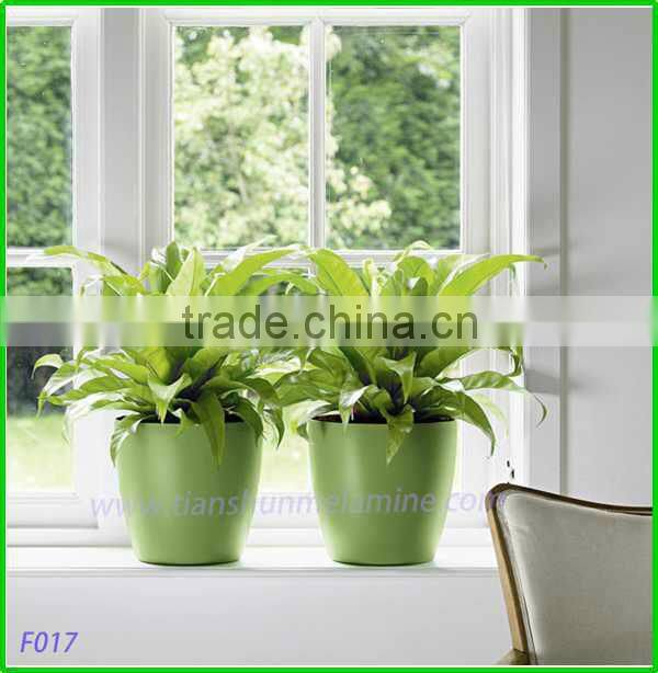 2013 cheap flowerpots of plastic , colorful plastic tabletop flower pots