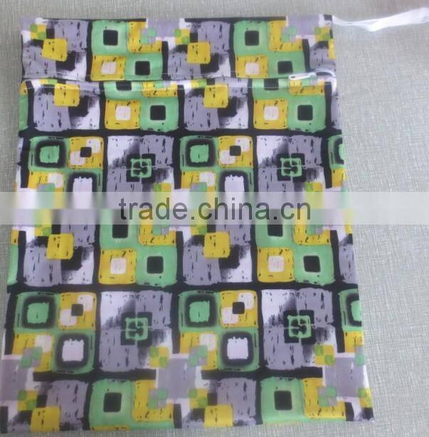 Waterproof PUL printed baby diaper one zipper one pocket Wet bag nappy bag