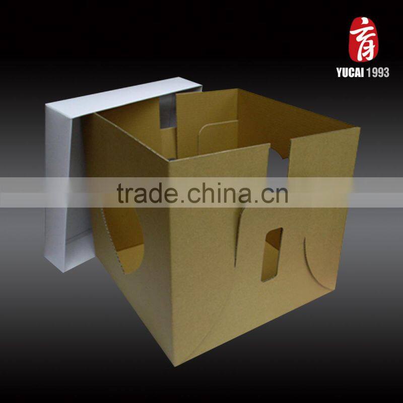 Customized Window Clamshell Corrugated Paper Box