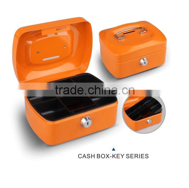 red storage cash box CASH-M01H