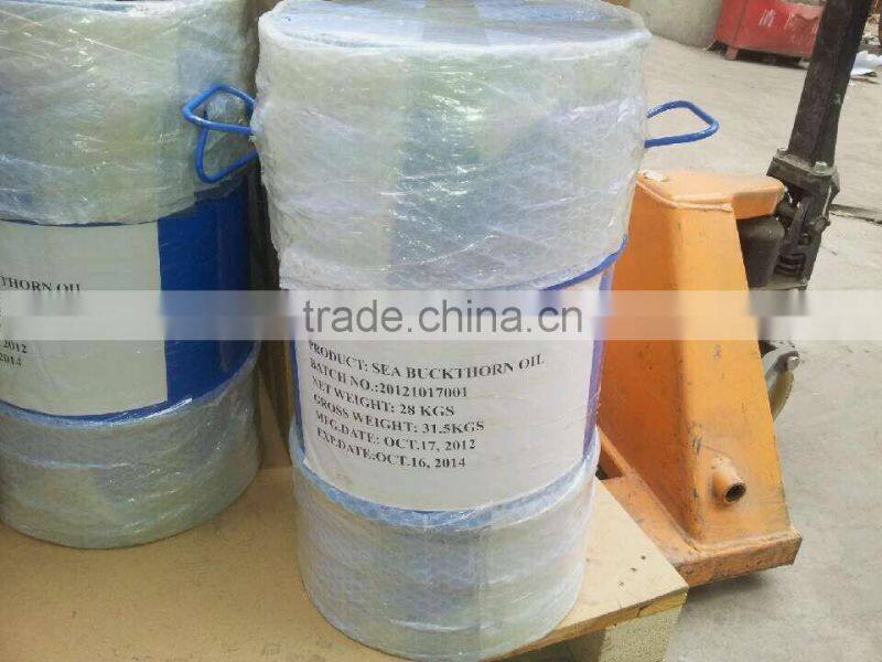 GMP Factory direct supply organic ,good quality 50ml bottled seabuckthorn fruit oil