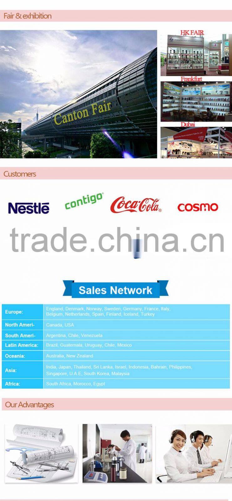 2016 new designed kid bottle stainless steel water bottle with straw and suction nozzle